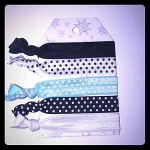 polka dots hair-ties